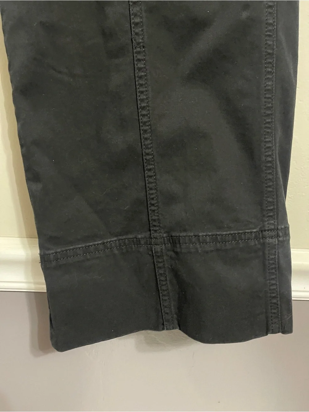 Anthropologie Pilcro Black Wide Leg Seam Trouser Pants